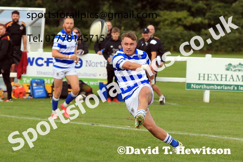 Tynedale v Sheffield Tigers, Sat., Sept. 17th, 2022. Photo: David T. Hewitson/Sports for All Pics
